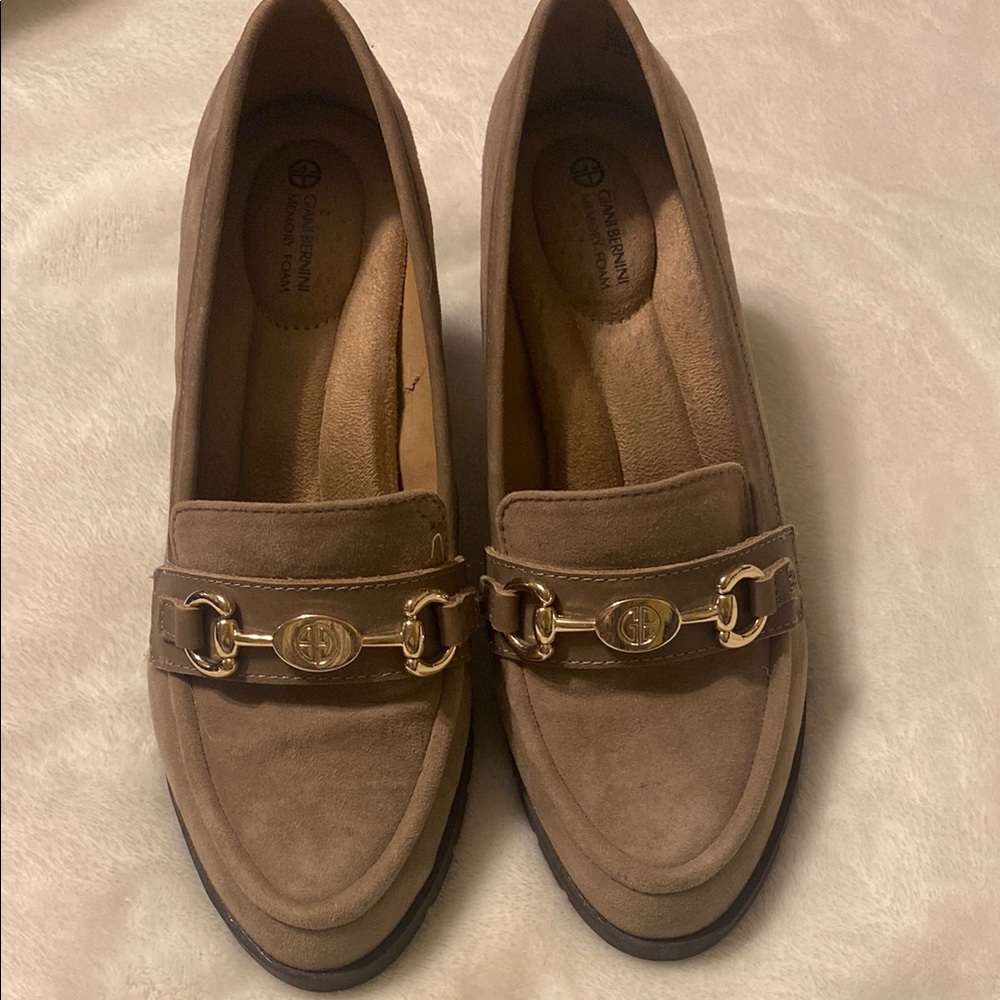 Giani Bernini Chunky Heel Loafers size 6.5 New